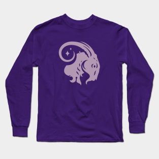 Vintage Capricorn Zodiac Symbol // Proud Capricorn Horoscope Sign Astrology Long Sleeve T-Shirt